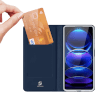 Dux Ducis flip pro Xiaomi Redmi Note 12 Pro+ 5G Modrá 