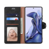 Lenuo Leather flipové pouzdro pro Xiaomi Mi 11T/Mi 11T Pro, černá 