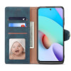Lenuo Leather flipové pouzdro pro Xiaomi Redmi 10, modrá 