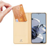 Dux Ducis flipové pouzdro pro Xiaomi 12T/12T Pro, zlatá 