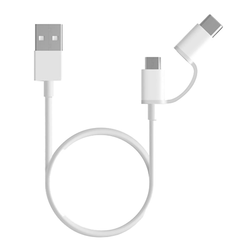USB kabel Mi 2-in-1 , bílá